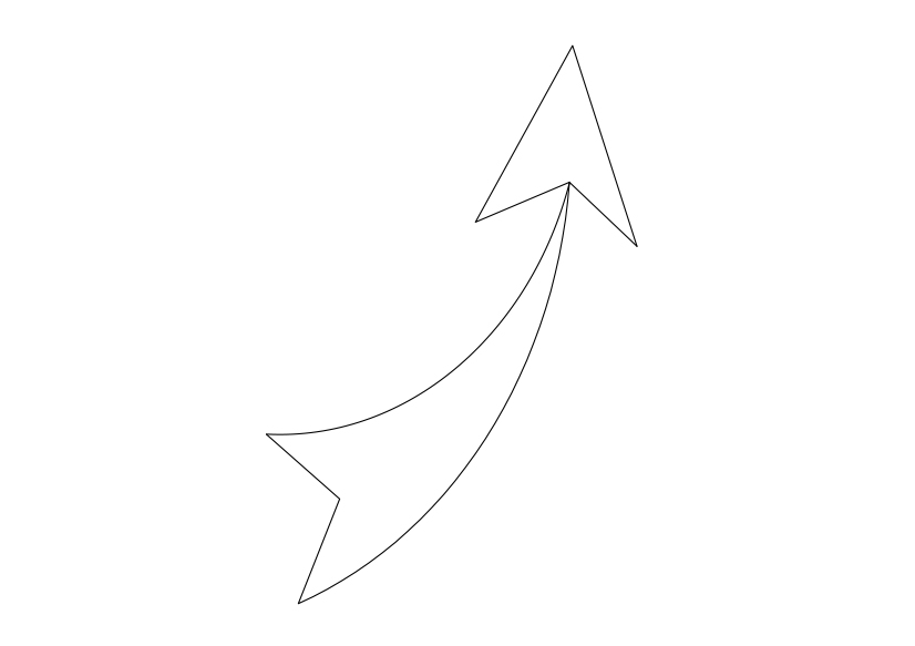 Free Arrow Symbol CAD Block Icon – DWG, DXF, PDF Format