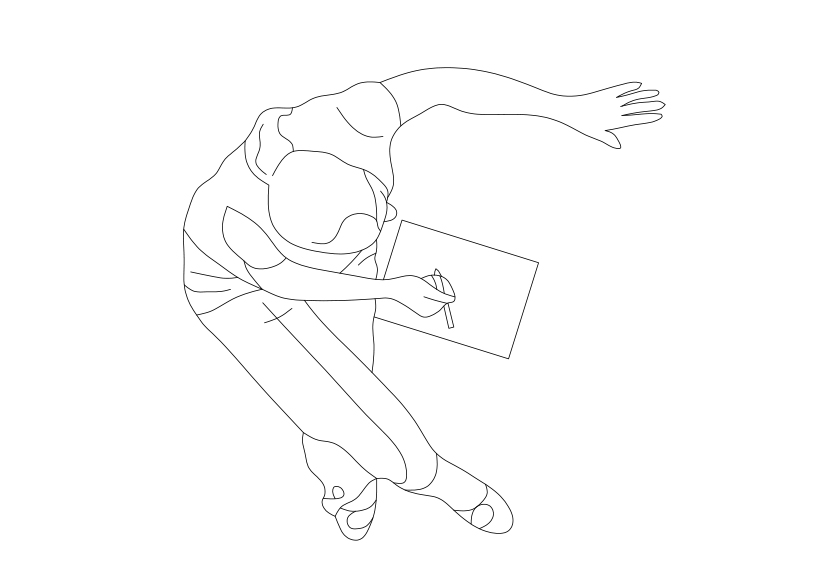 Free Person Sitting Top View CAD Block – DWG, DXF, PDF Format