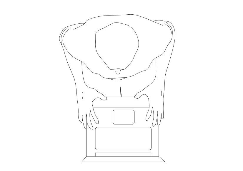 Free Person Sitting Top View CAD Block – DWG, DXF, PDF Format