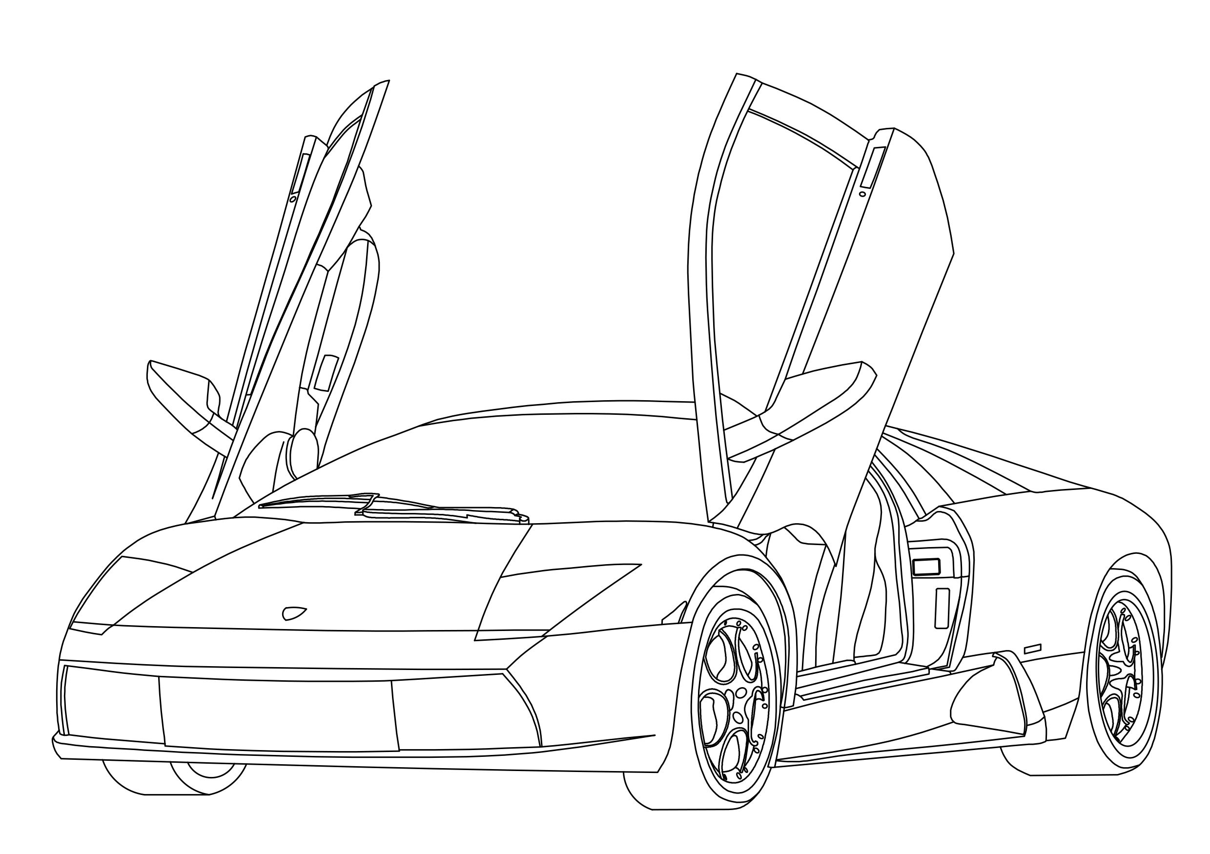 Free Lamborghini Elevation CAD Block – DWG, DXF, PDF Format