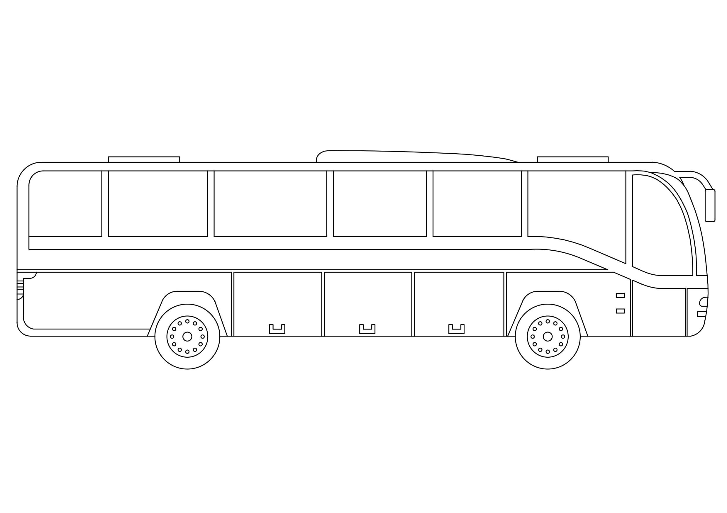 Free Bus Elevation CAD Block – DWG, DXF, PDF Format