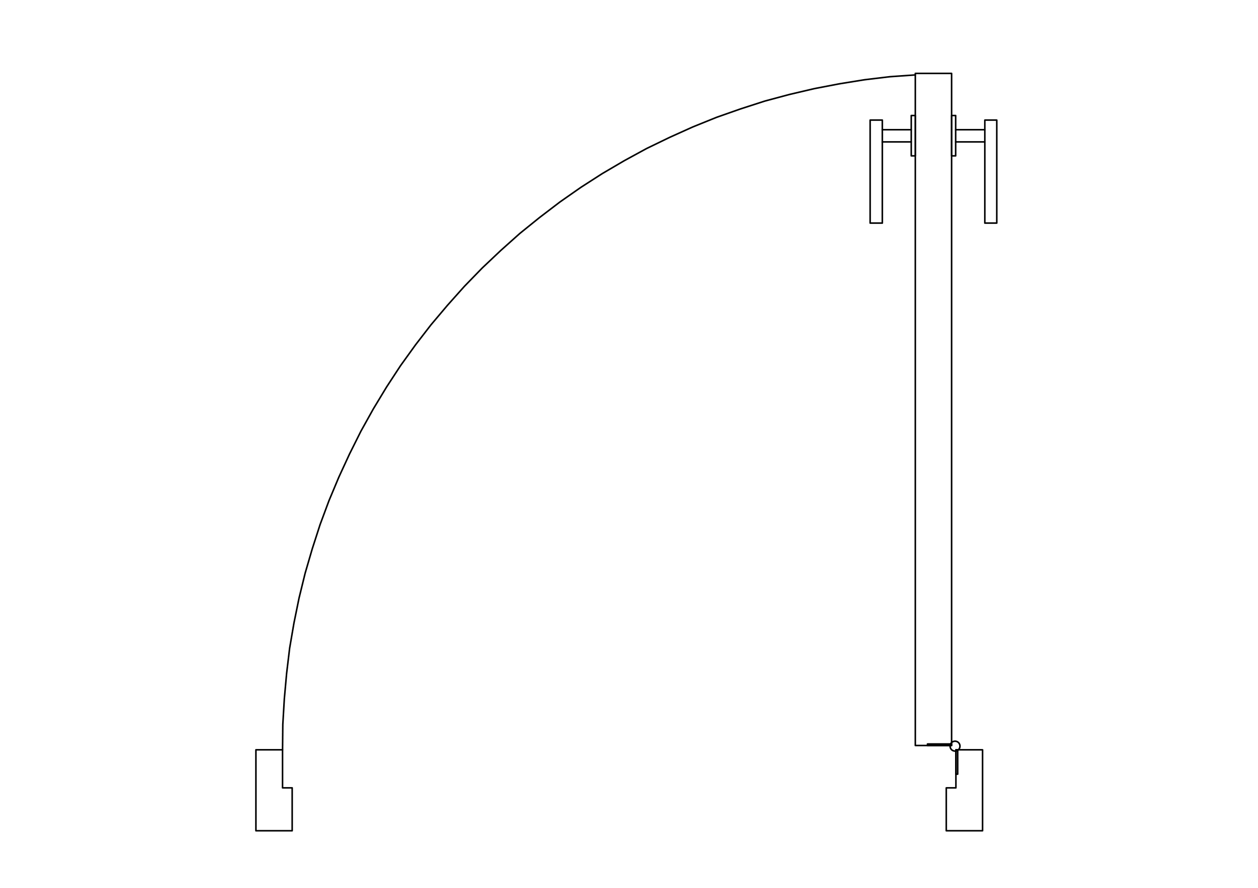 Free Single Door Top View CAD Block – DWG, DXF, PDF Format