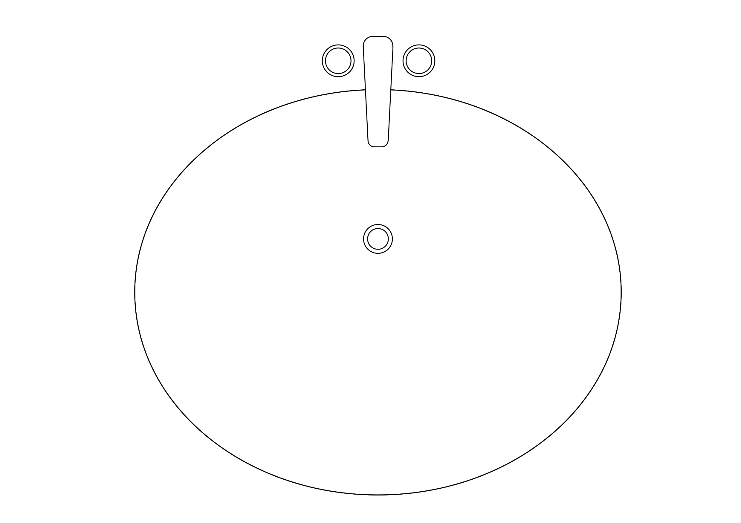 Free Sink Top View CAD Block – DWG, DXF, PDF Format