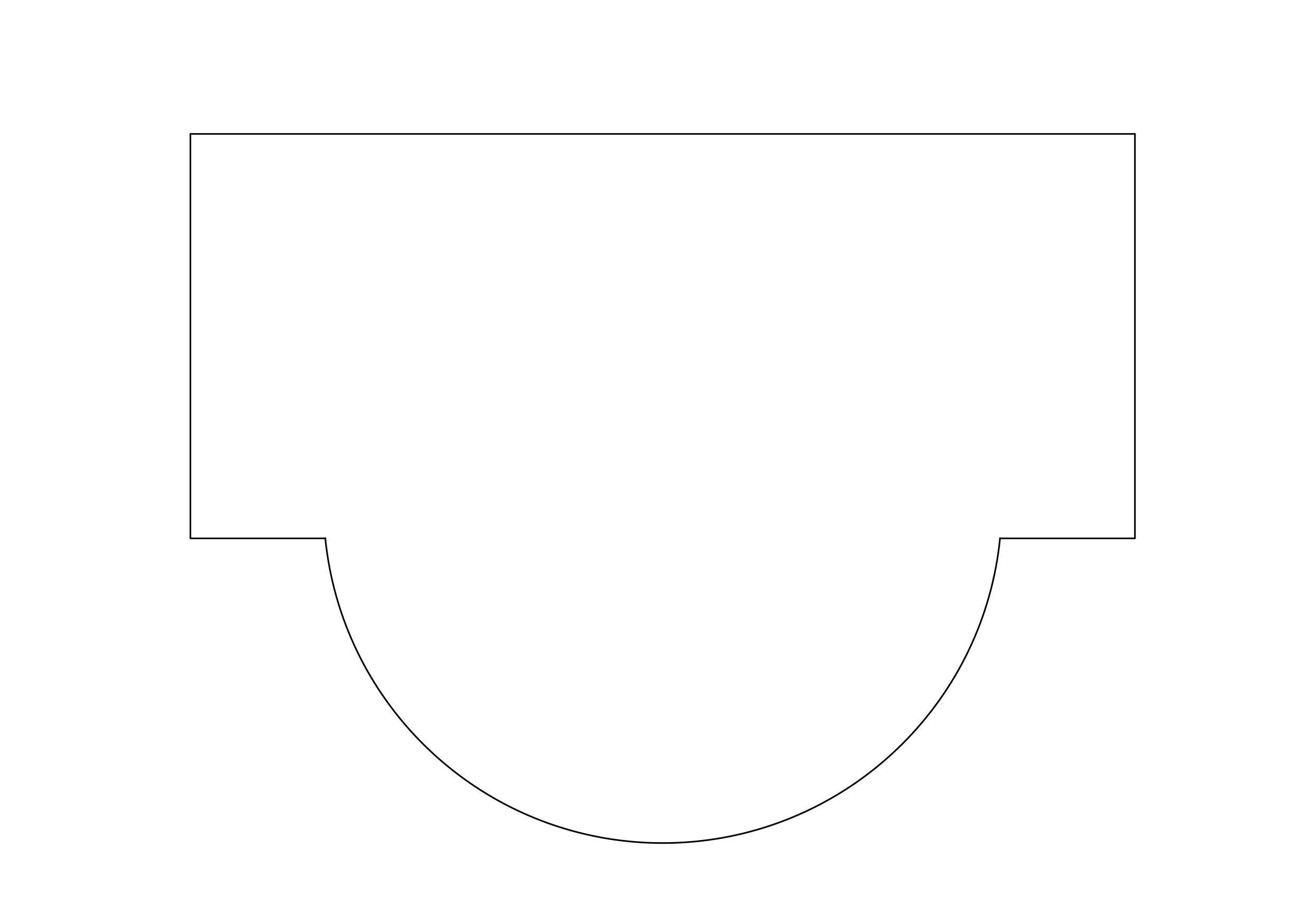 Free Urinal Top View CAD Block – DWG, DXF, PDF Format
