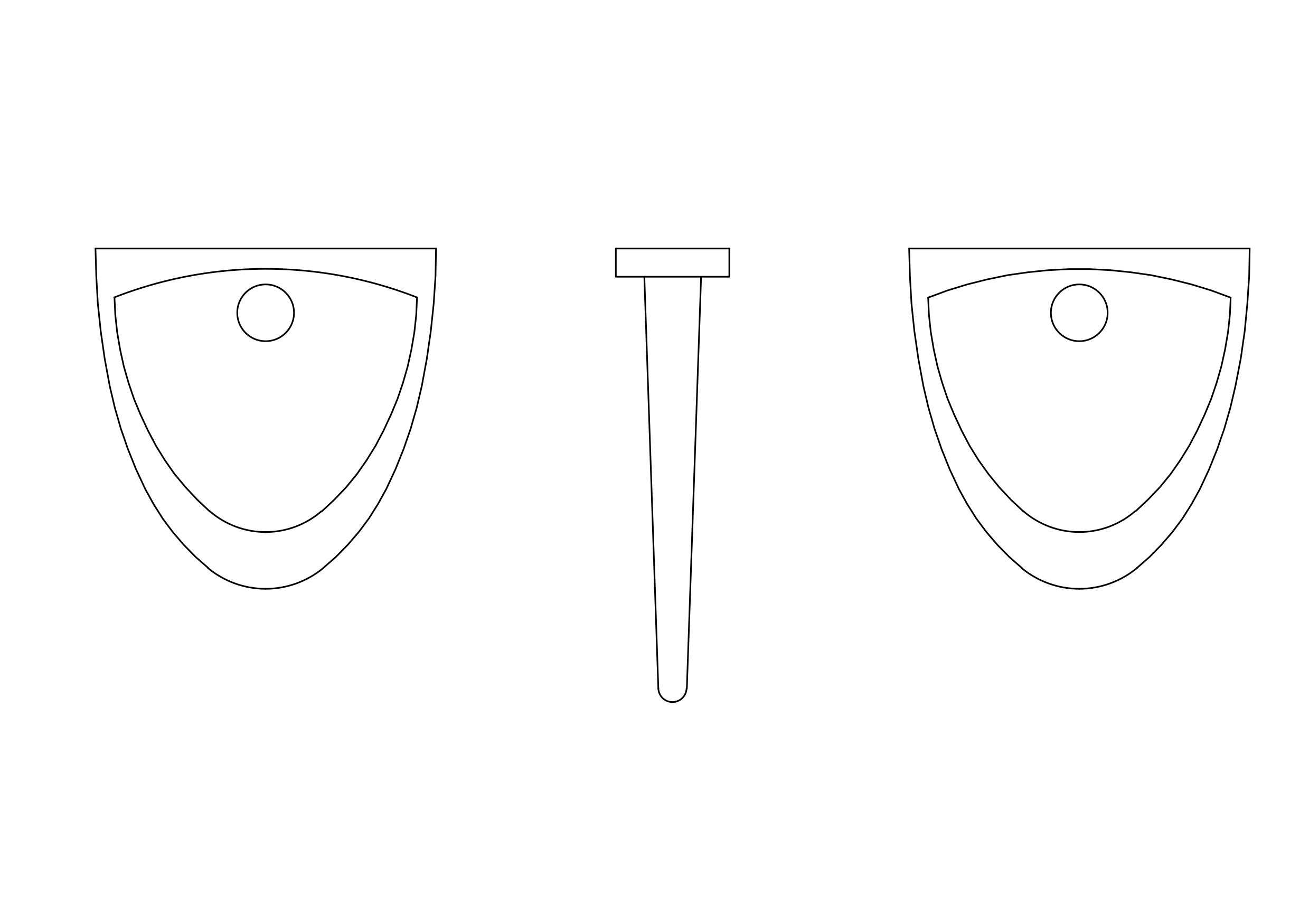 Free Urinals Top View CAD Block – DWG, DXF, PDF Format