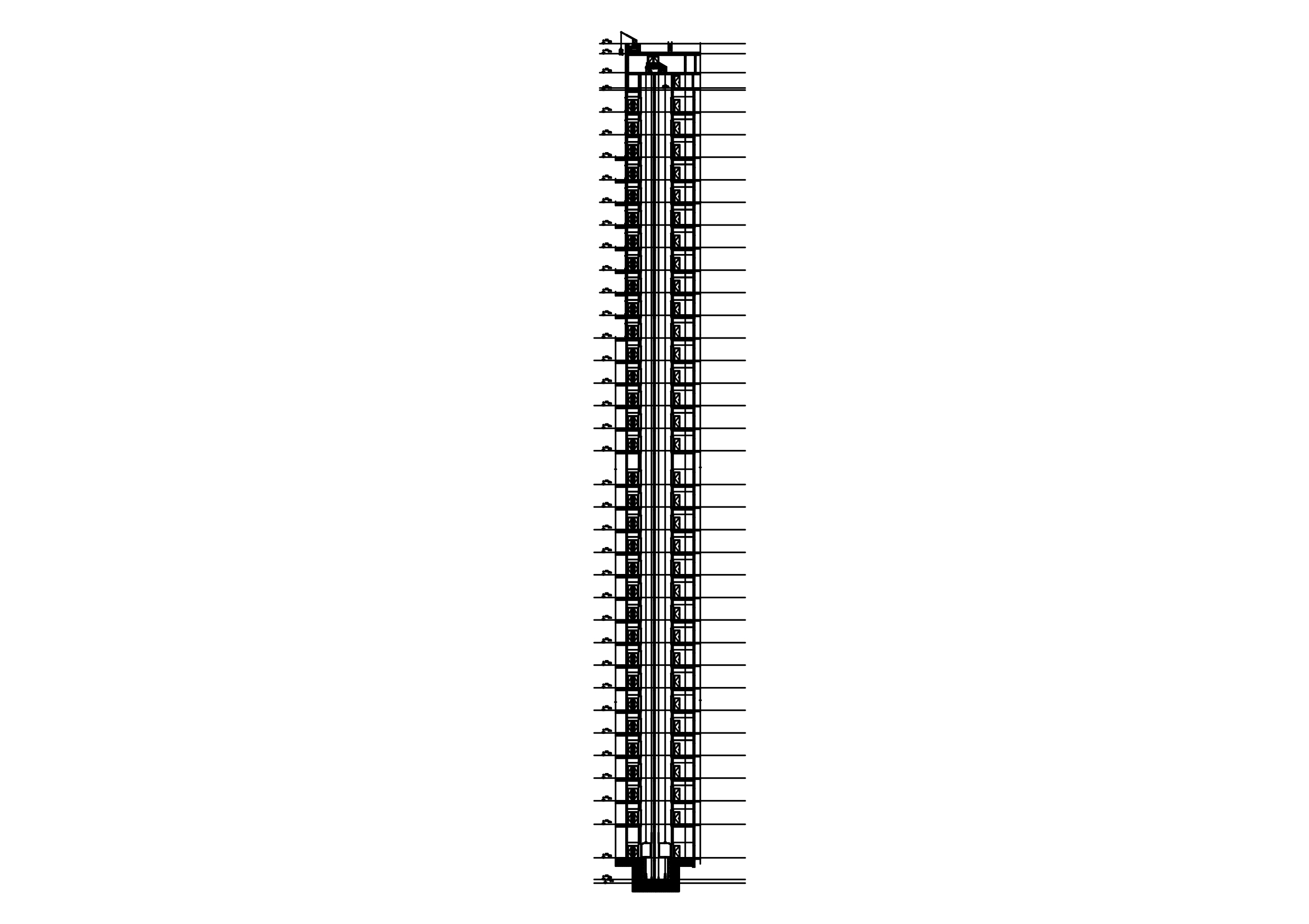 Free Elevator shaft section CAD Drawing – DWG, DXF, PDF Format