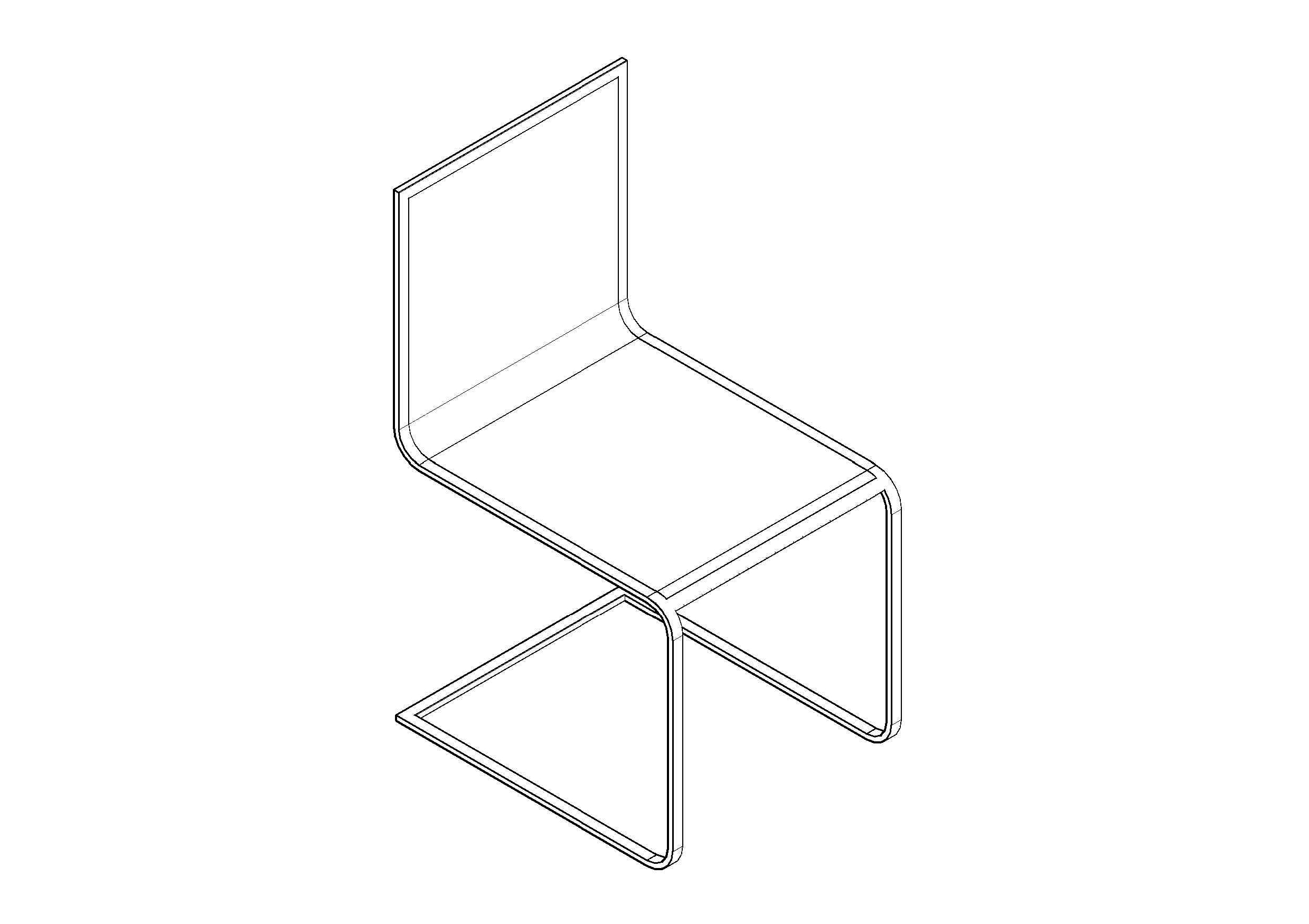 Free chair 3D CAD Block – DWG, DXF, PDF Format