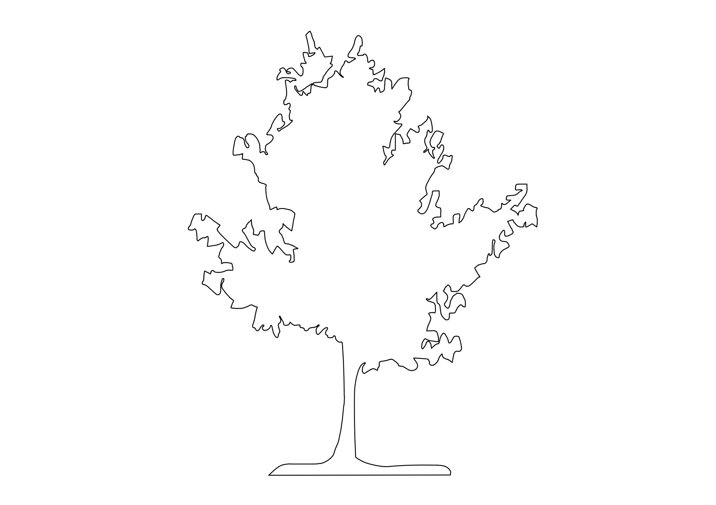 Free Tree Elevation CAD Block – DWG, DXF, PDF Format