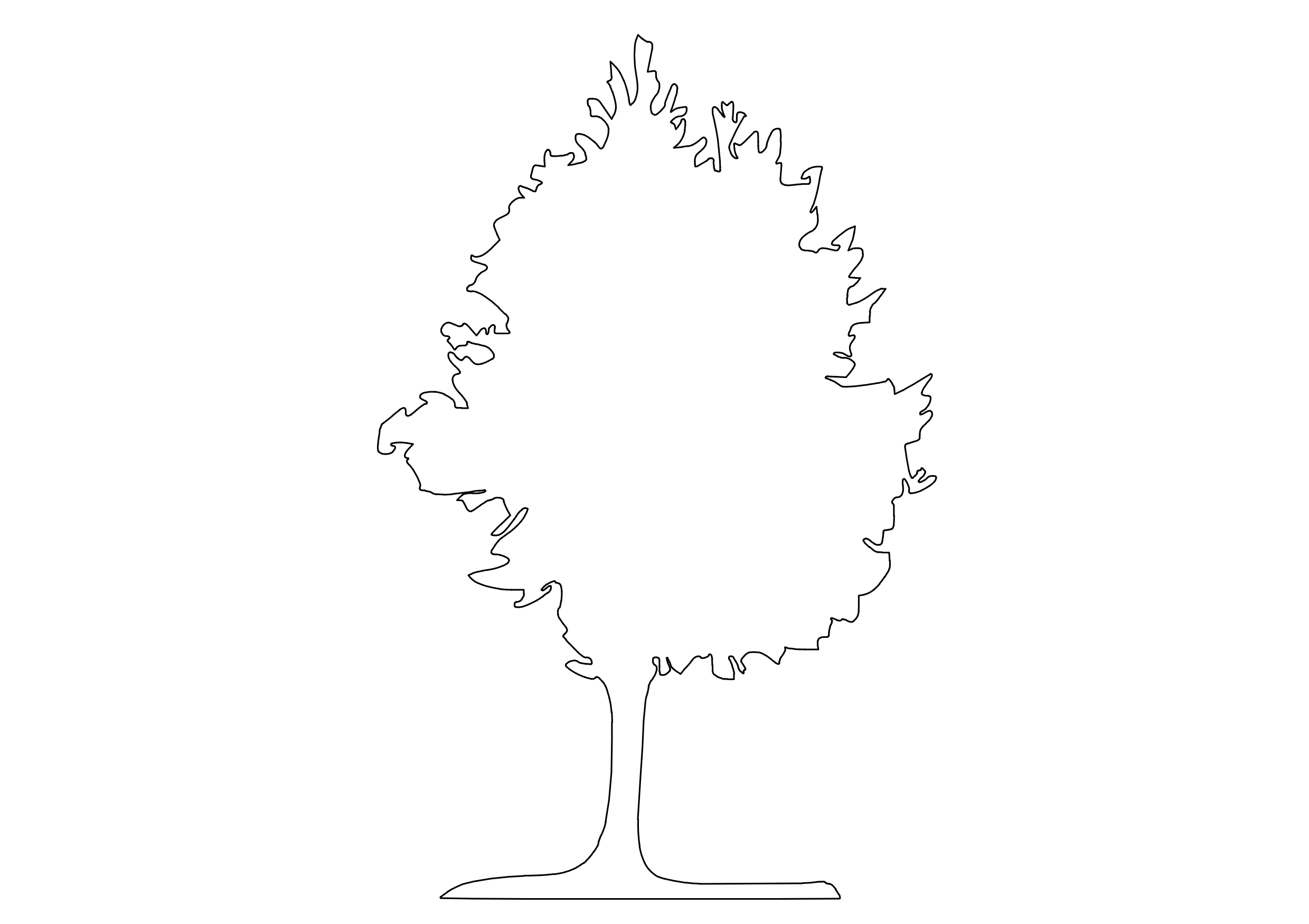 Free Tree Elevation CAD Block – DWG, DXF, PDF Format