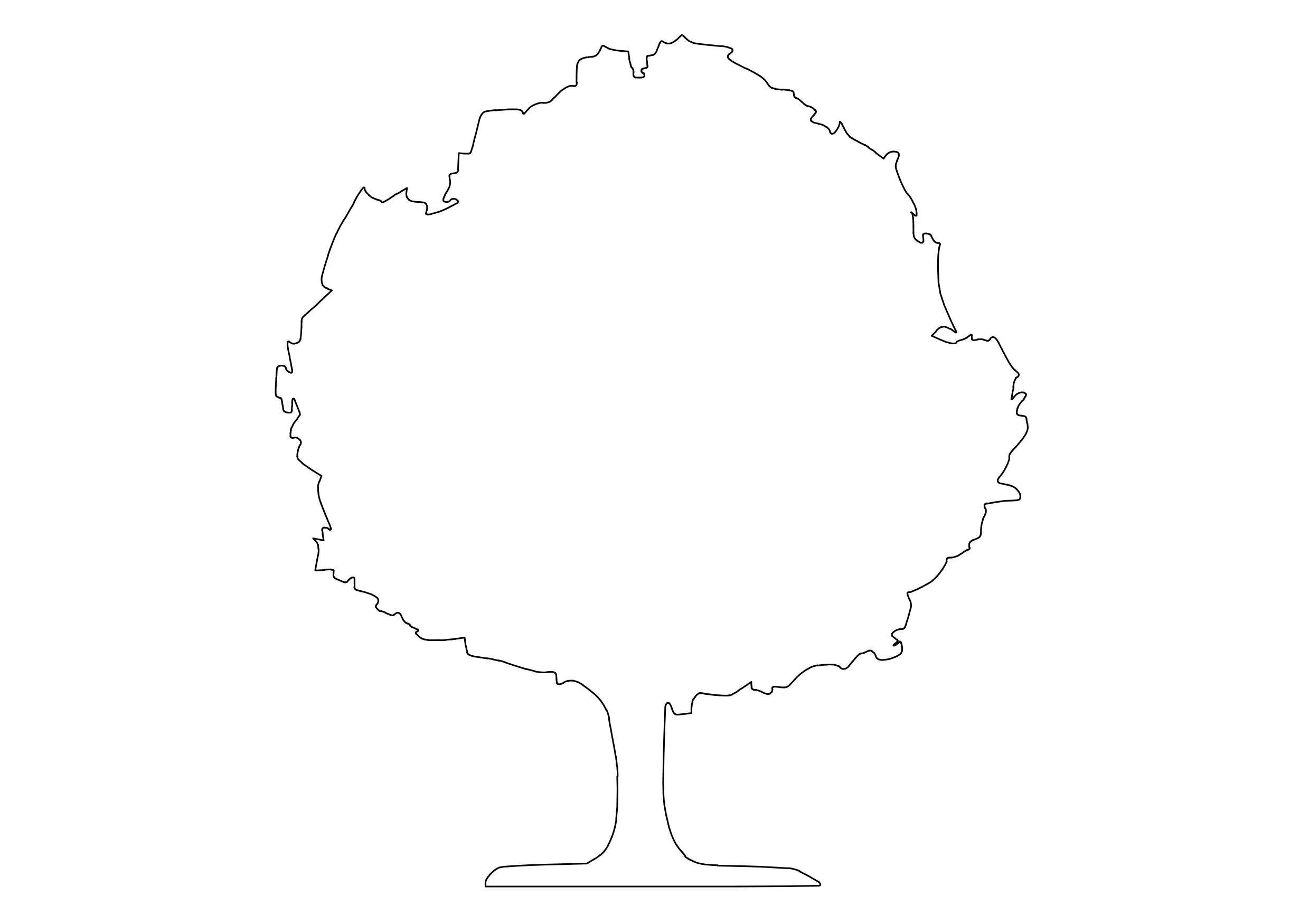Free Tree Elevation CAD Block – DWG, DXF, PDF Format