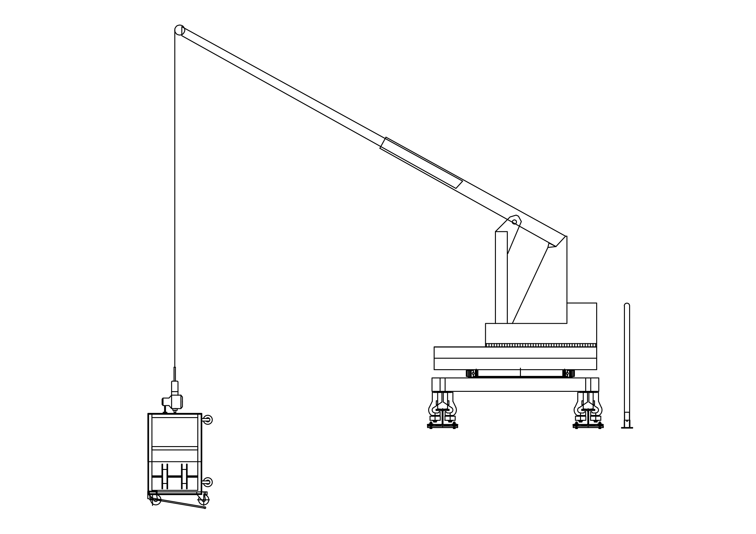 Free Crane Elevation CAD Block – DWG, DXF, PDF Format