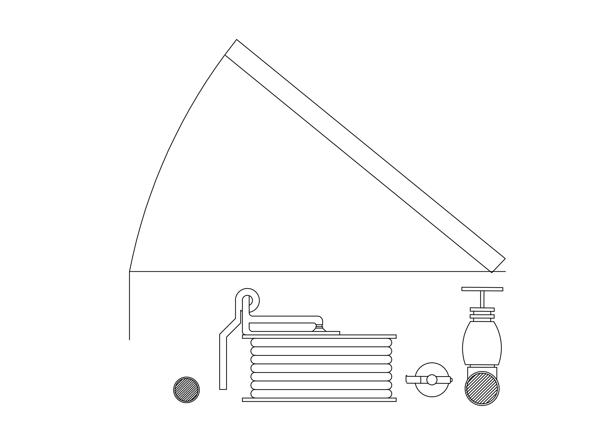 Free Fire Hose Top View CAD Block – DWG, DXF, PDF Format