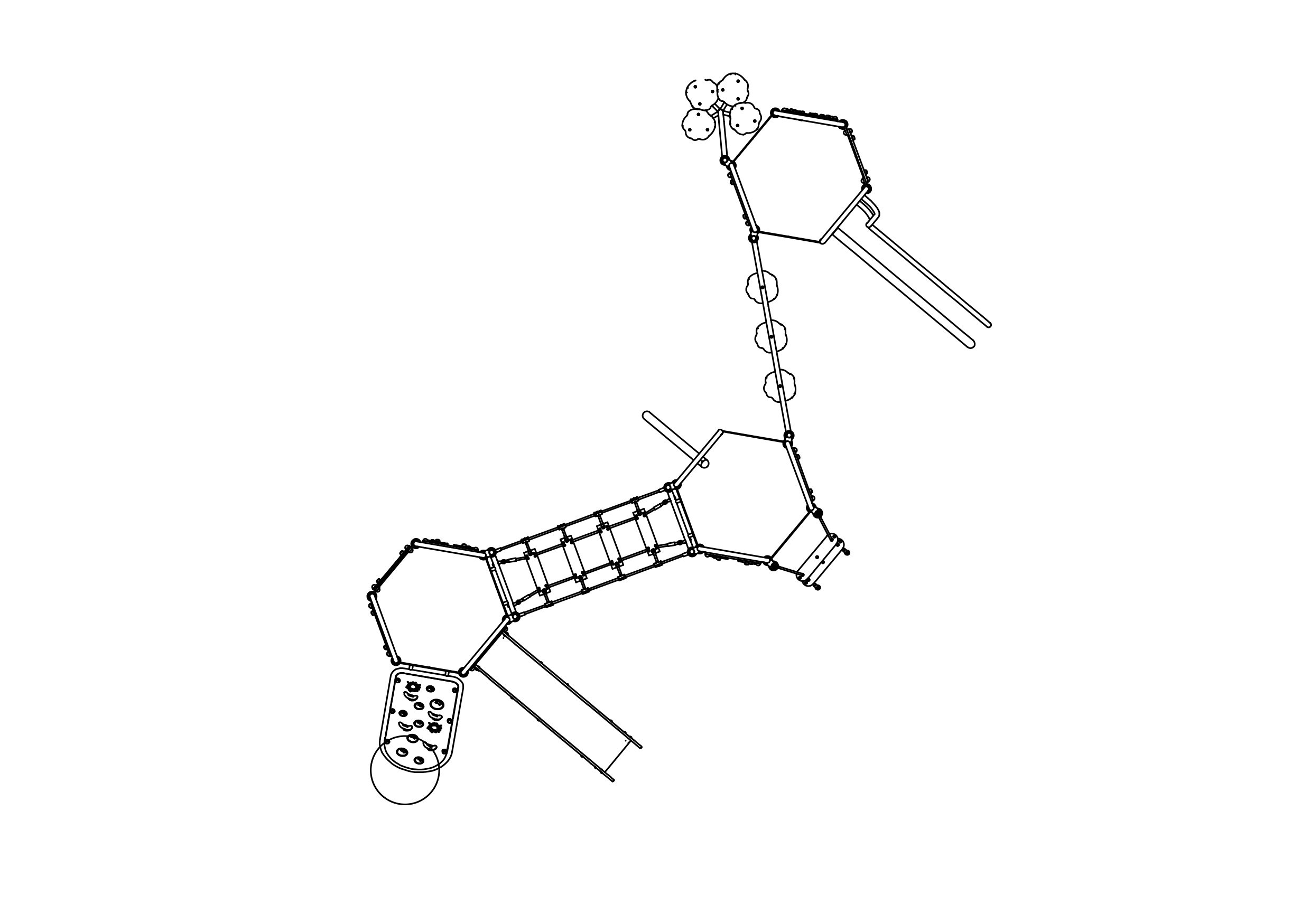 Free Playground Equipment Top View CAD Block – DWG, DXF, PDF Format