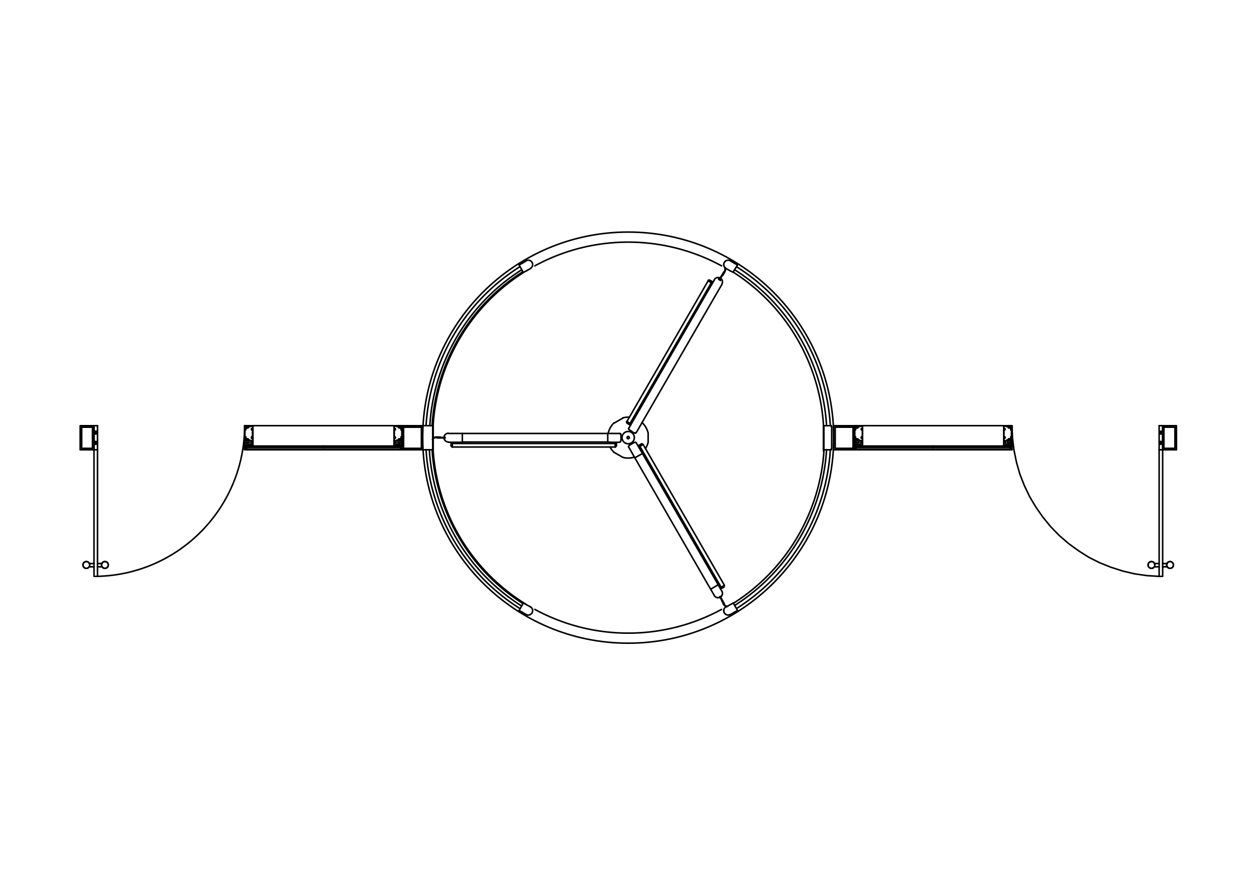 Free Revolving Door Top View CAD Block – DWG, DXF, PDF Format