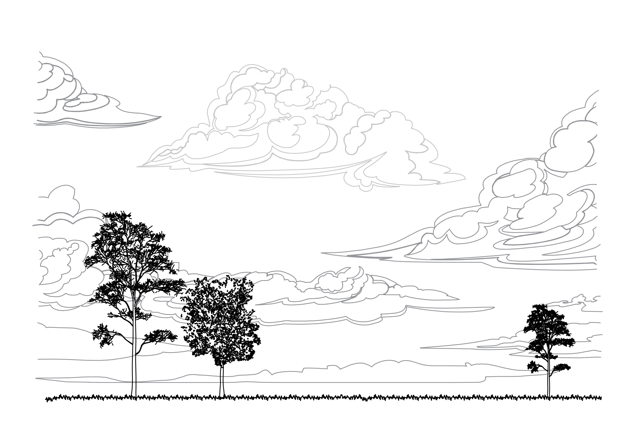Free Horizon CAD Drawing – DWG, DXF, PDF Format