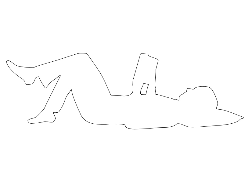 Free Person Sitting Elevation CAD Block – DWG, DXF, PDF Format