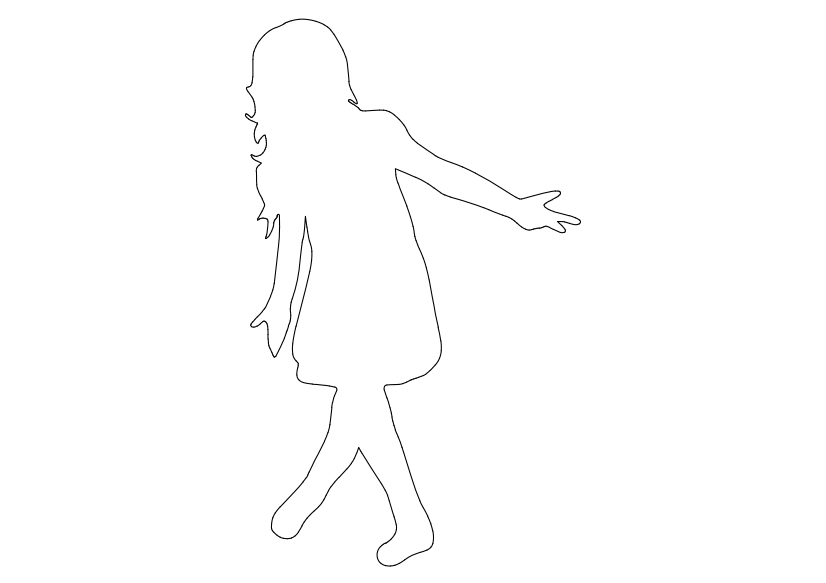 Free Child Standing Elevation CAD Block – DWG, DXF, PDF Format