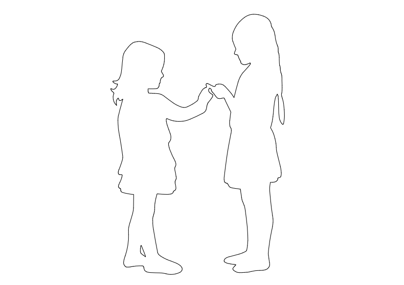 Free Children Standing Elevation CAD Block – DWG, DXF, PDF Format