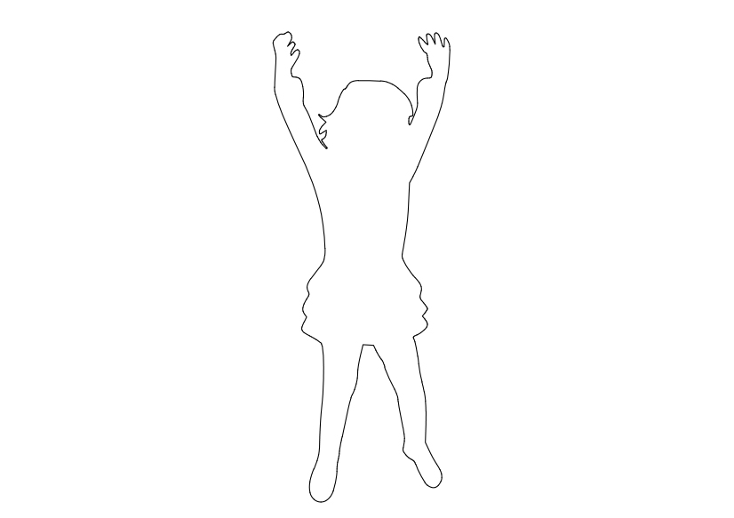 Free Child Standing Elevation CAD Block – DWG, DXF, PDF Format