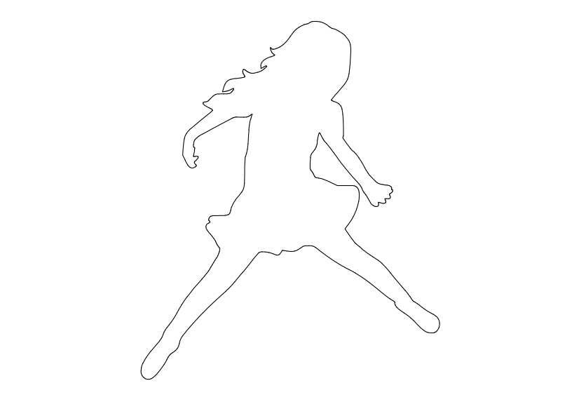 Free Child Jumping Elevation CAD Block – DWG, DXF, PDF Format