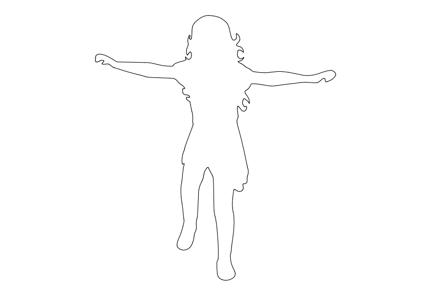 Free Child Standing Elevation CAD Block – DWG, DXF, PDF Format