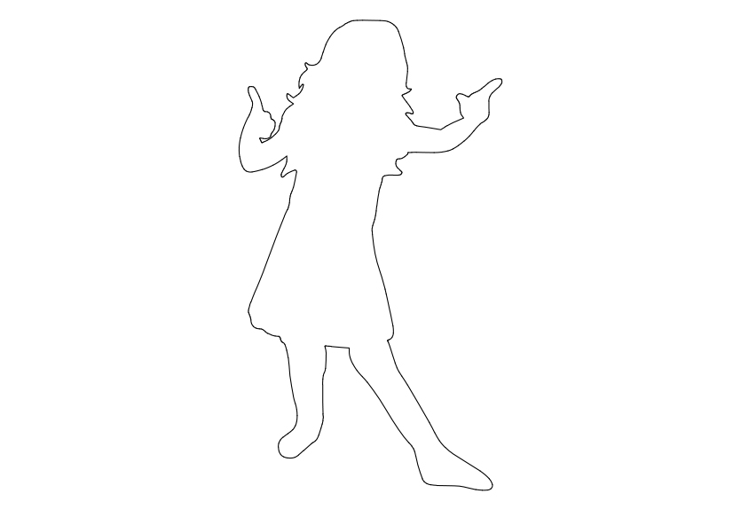 Free Child Standing Elevation CAD Block – DWG, DXF, PDF Format