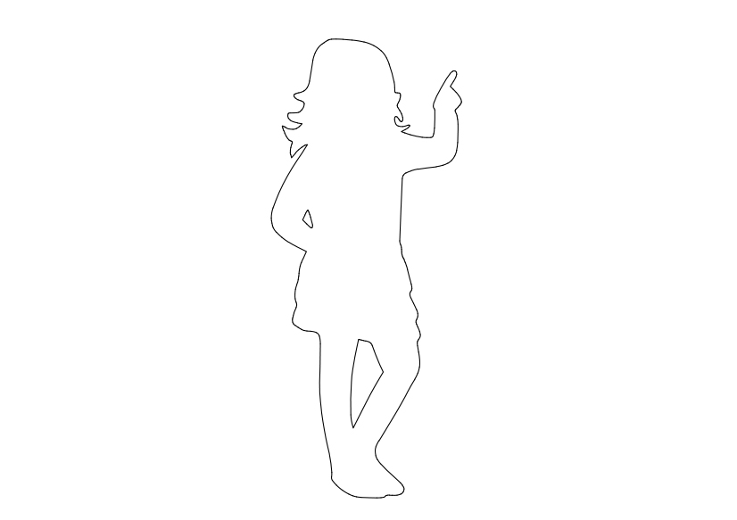 Free Child Standing Elevation CAD Block – DWG, DXF, PDF Format