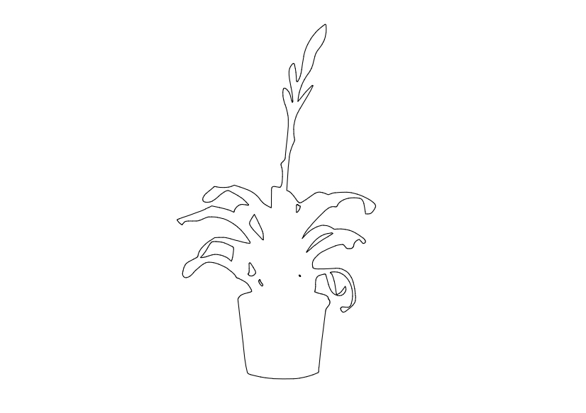 Free Plant Elevation CAD Block – DWG, DXF, PDF Format