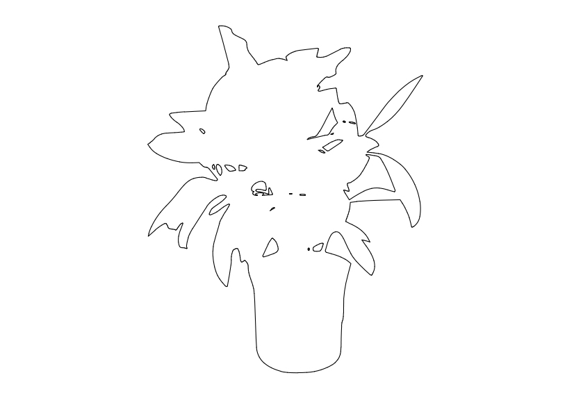 Free Plant Elevation CAD Block – DWG, DXF, PDF Format