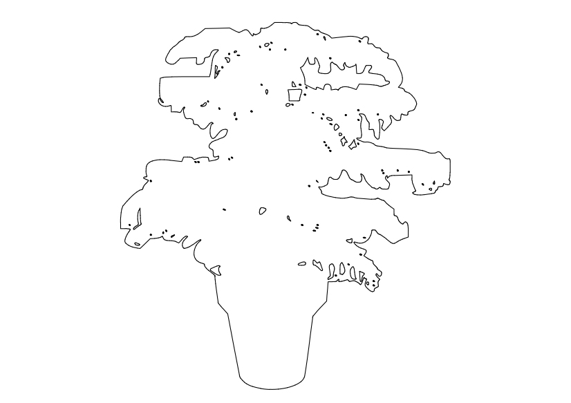 Free Plant Elevation CAD Block – DWG, DXF, PDF Format