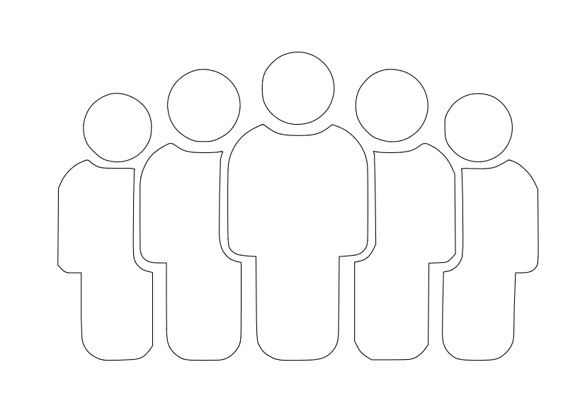 Free People Symbol CAD Block Icon – DWG, DXF, PDF Format