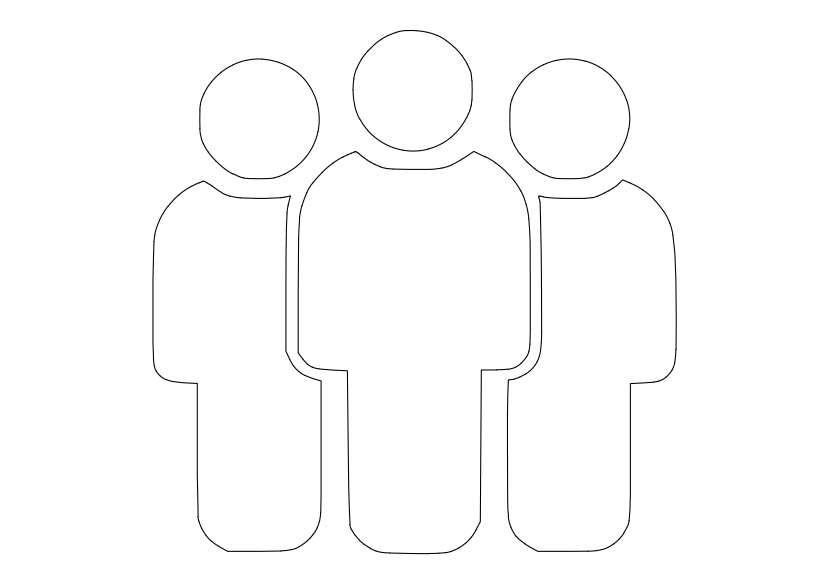 Free People Symbol CAD Block Icon – DWG, DXF, PDF Format