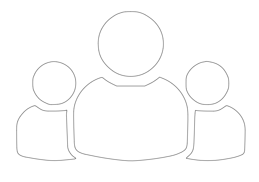 Free People Symbol CAD Block Icon – DWG, DXF, PDF Format