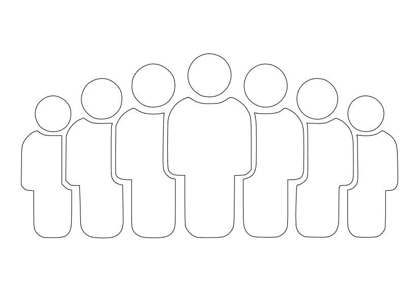 Free People Symbol CAD Block Icon – DWG, DXF, PDF Format