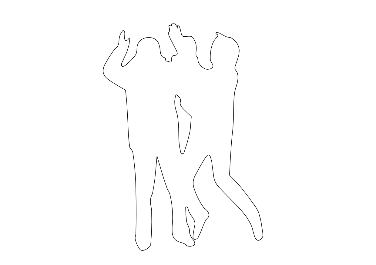 Free People Standing Elevation CAD Block – DWG, DXF, PDF Format