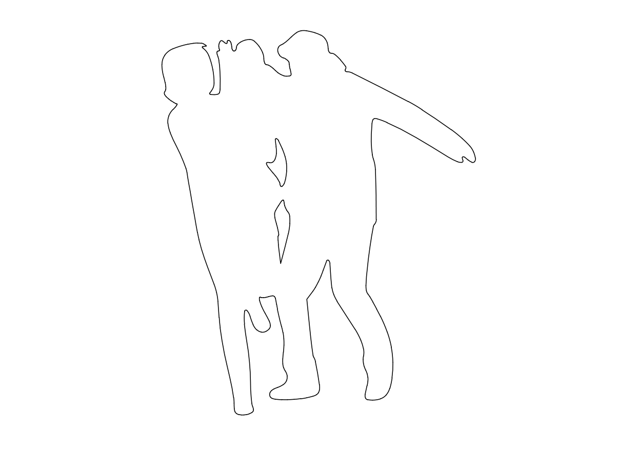 Free People Standing Elevation CAD Block – DWG, DXF, PDF Format