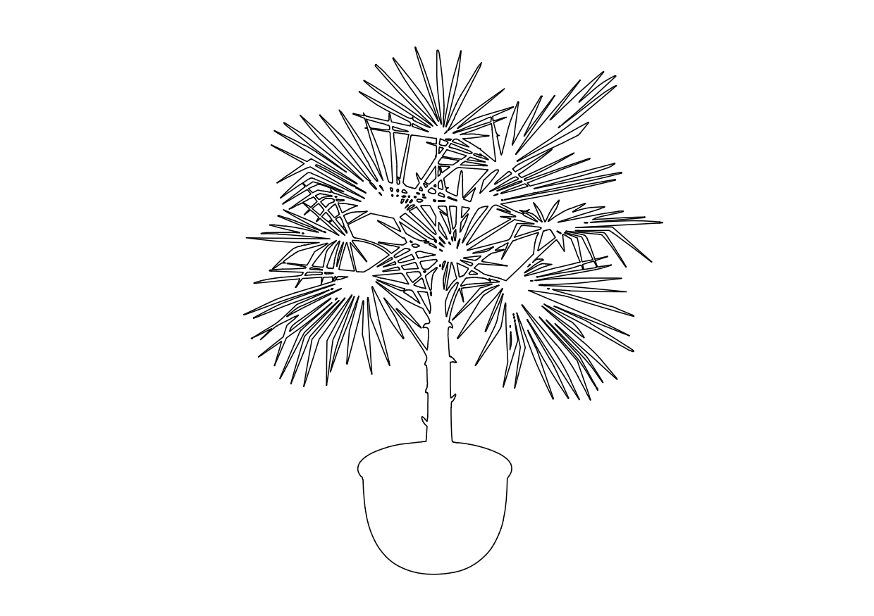 Free Plant Elevation CAD Block – DWG, DXF, PDF Format