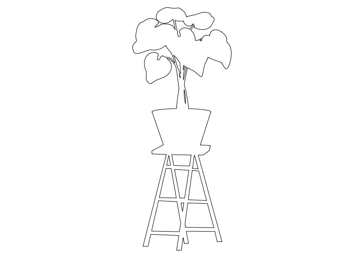 Free Plant Elevation CAD Block – DWG, DXF, PDF Format