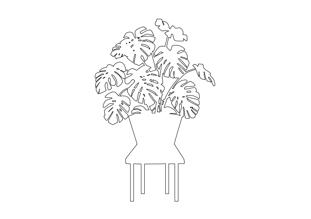 Free Plant Elevation CAD Block – DWG, DXF, PDF Format