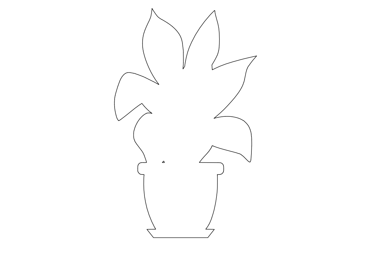 Free Plant Elevation CAD Block – DWG, DXF, PDF Format