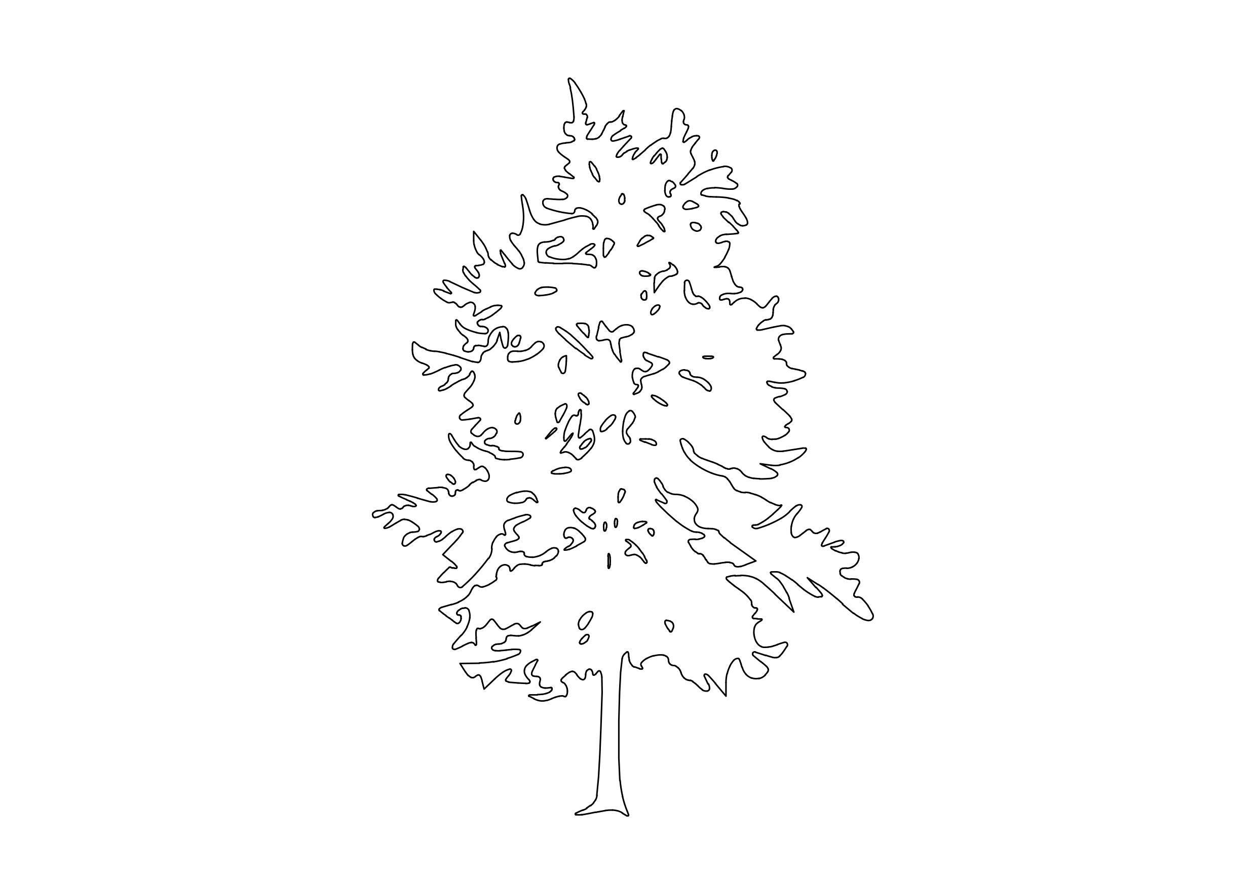 Free Tree Elevation CAD Block – DWG, DXF, PDF Format