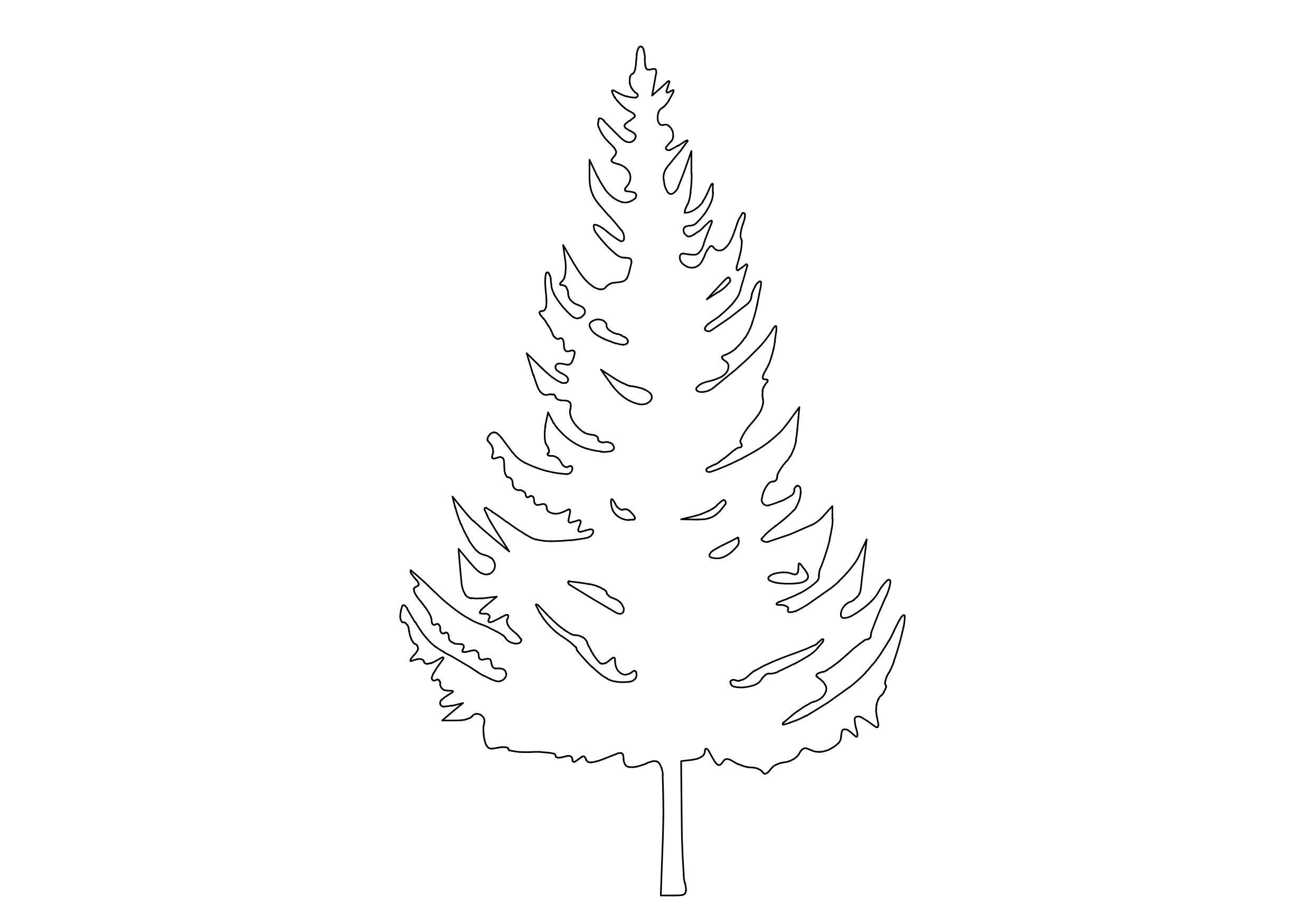 Free Tree Elevation CAD Block – DWG, DXF, PDF Format