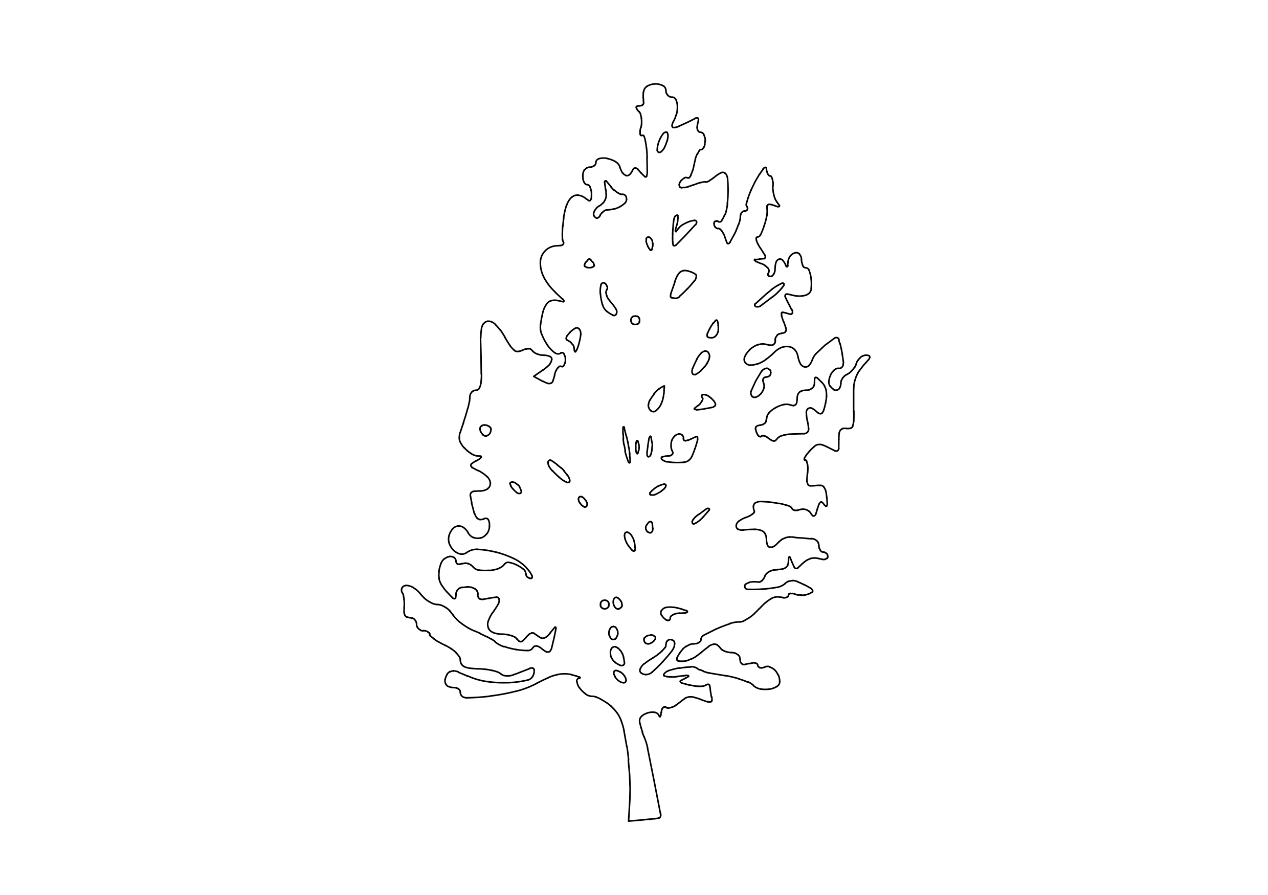 Free Tree Elevation CAD Block – DWG, DXF, PDF Format