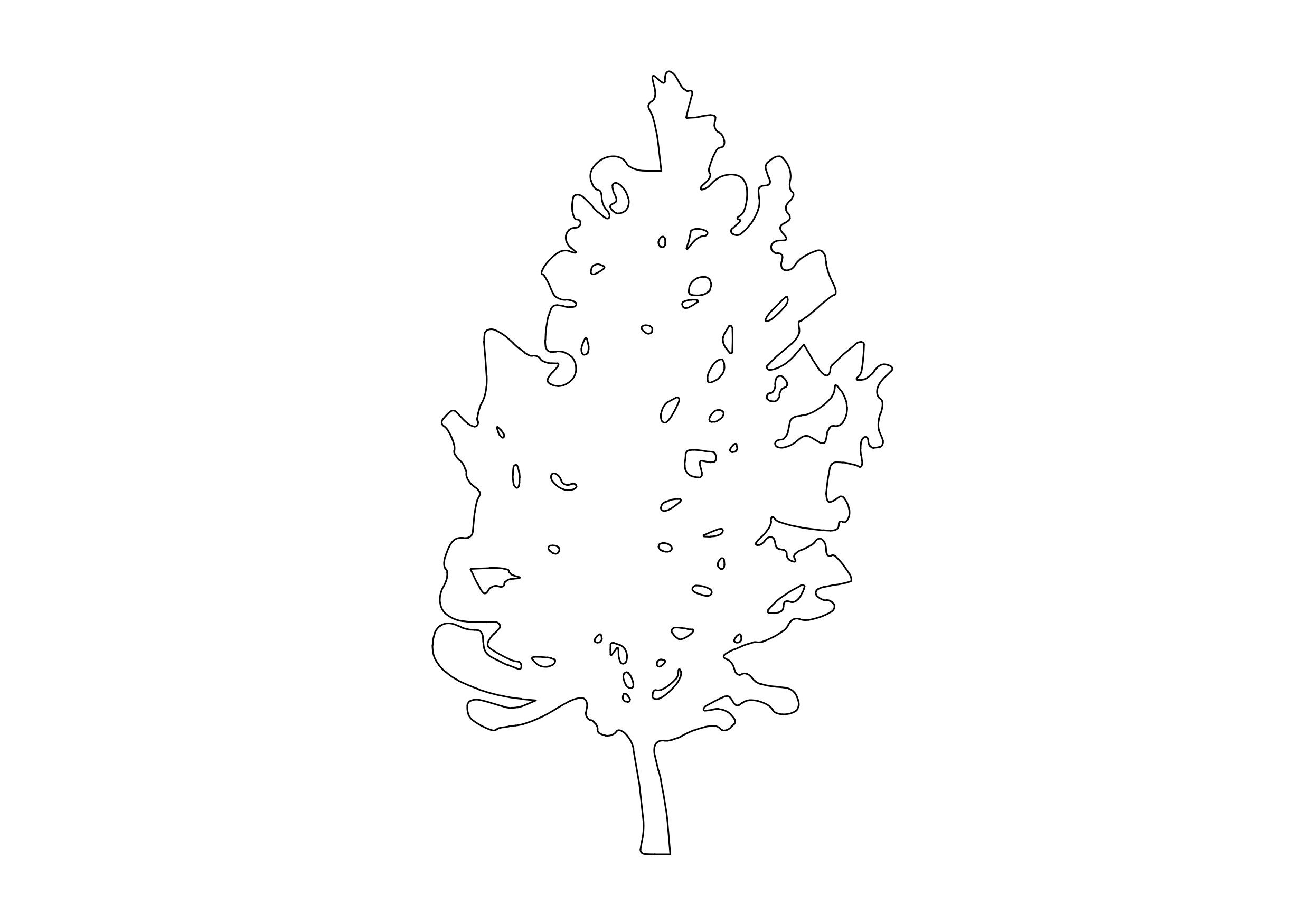 Free Tree Elevation CAD Block – DWG, DXF, PDF Format