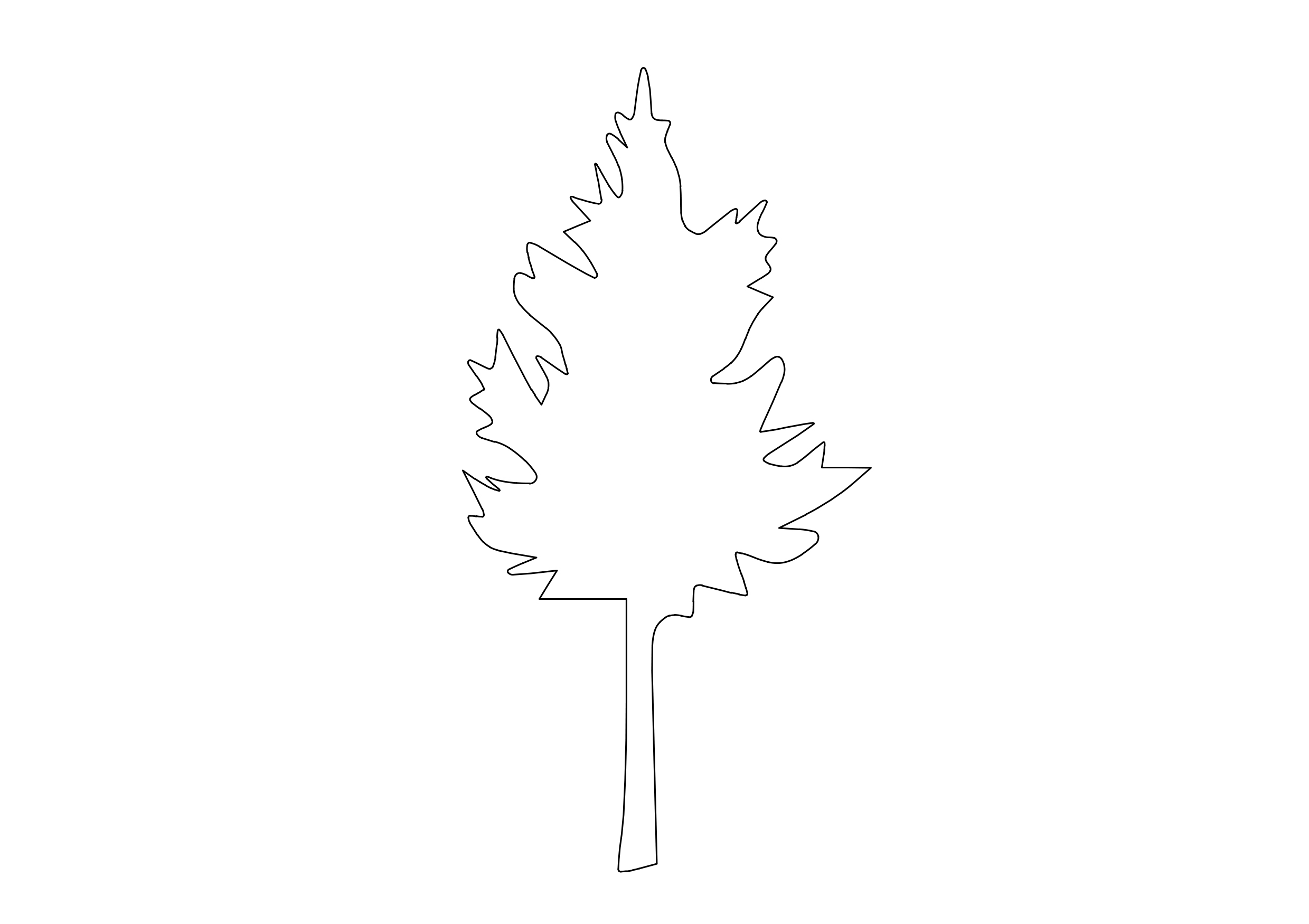 Free Tree Elevation CAD Block – DWG, DXF, PDF Format
