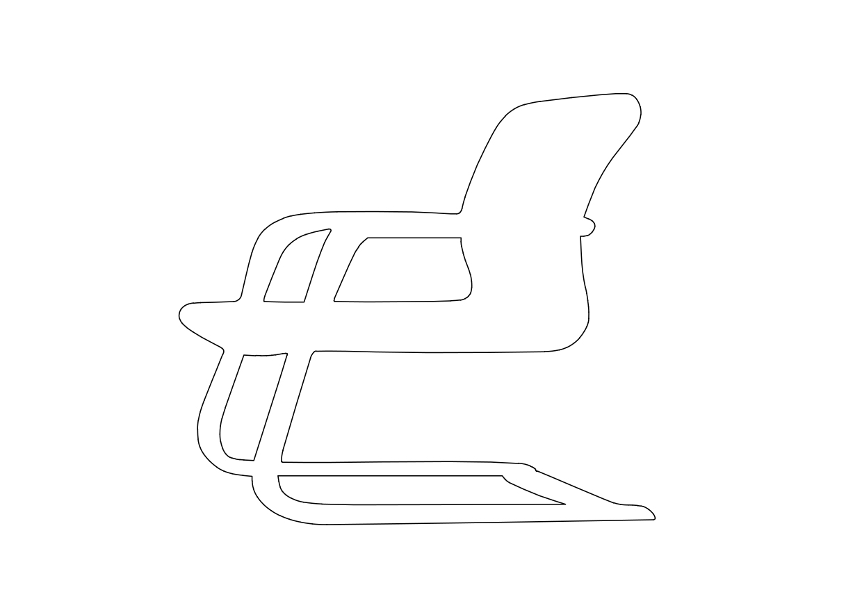 Free Chair Elevation CAD Block – DWG, DXF, PDF Format