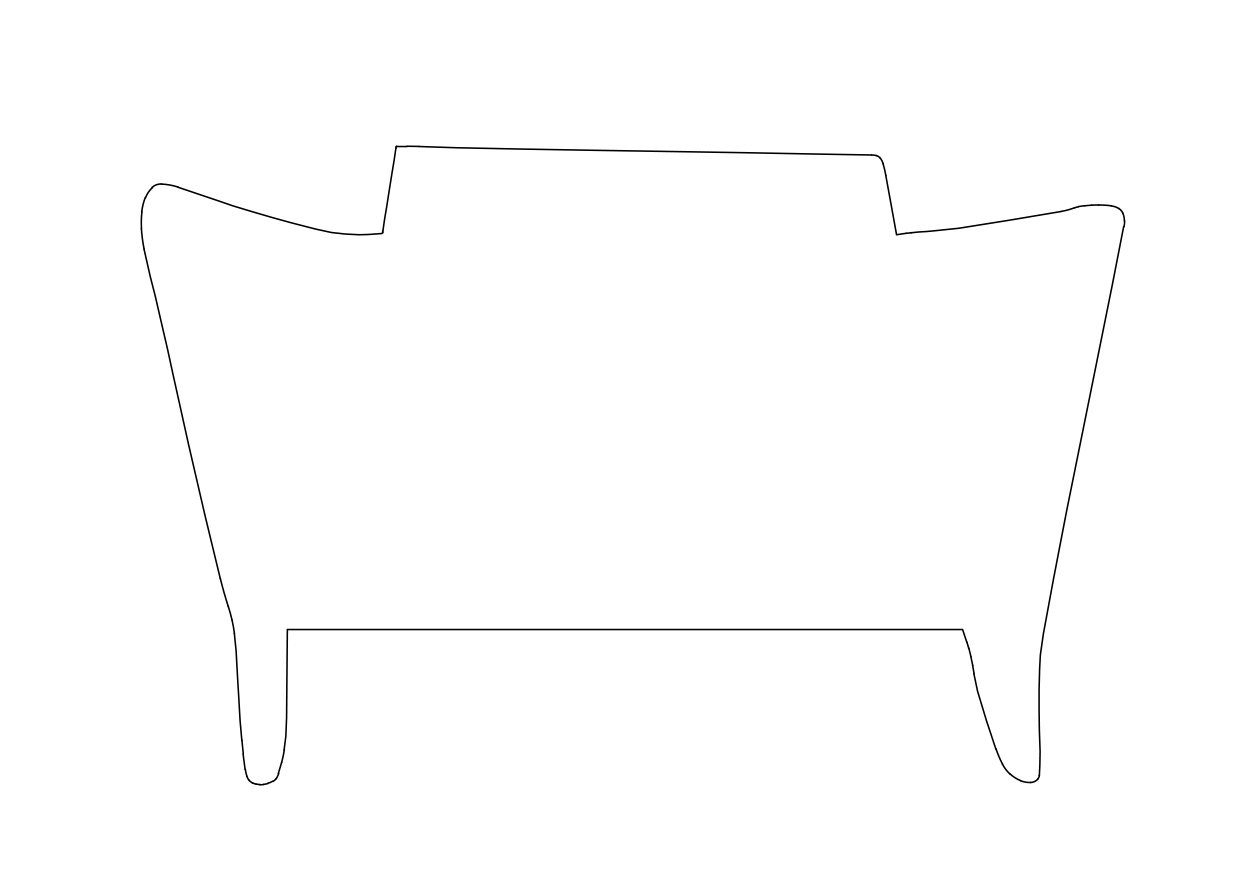 Free Chair Elevation CAD Block – DWG, DXF, PDF Format