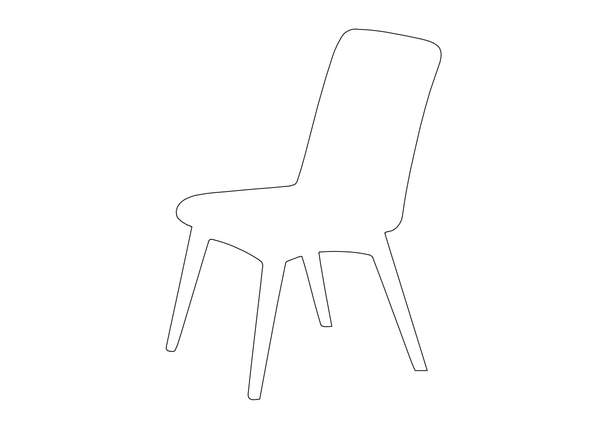 Free Chair Elevation CAD Block – DWG, DXF, PDF Format