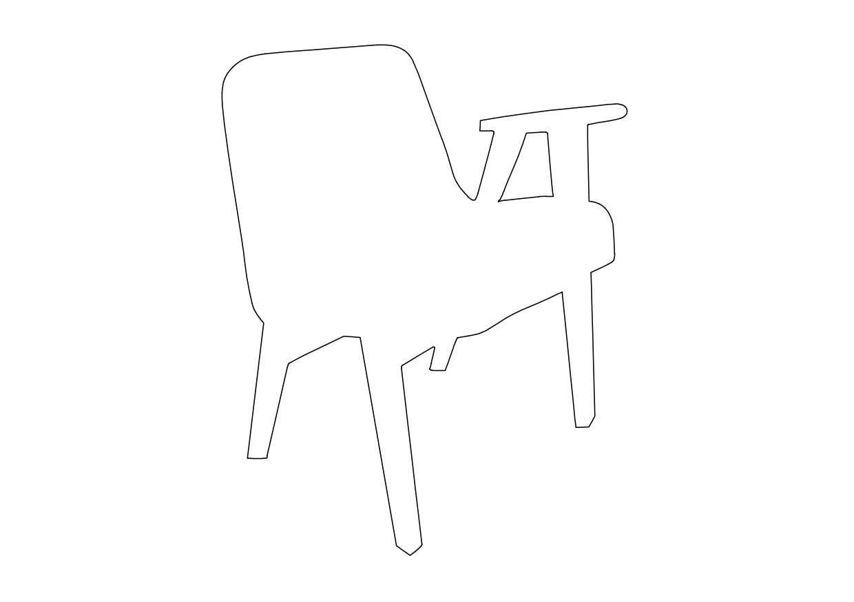 Free Chair Elevation CAD Block – DWG, DXF, PDF Format