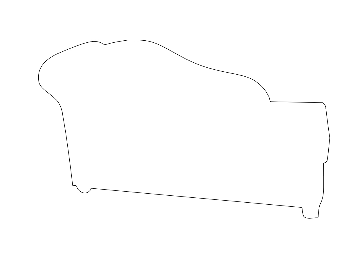 Free Sofa elevation CAD Block – DWG, DXF, PDF Format